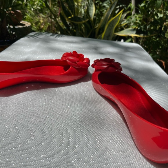 Kate Spade Jelly Flats - Red Rose - Picture 7 of 12